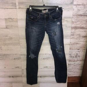 Hollister social street laguna skinny jeans distressed jeans size 26W 31…